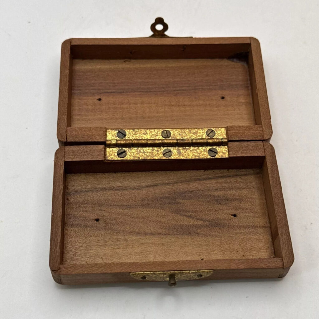 US Army MD World War I Wooden Syringe box Empty