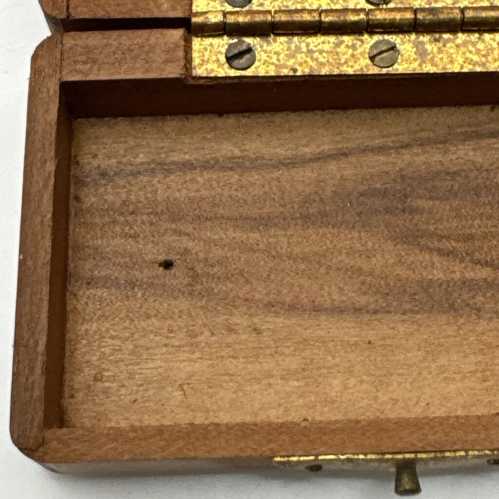 US Army MD World War I Wooden Syringe box Empty