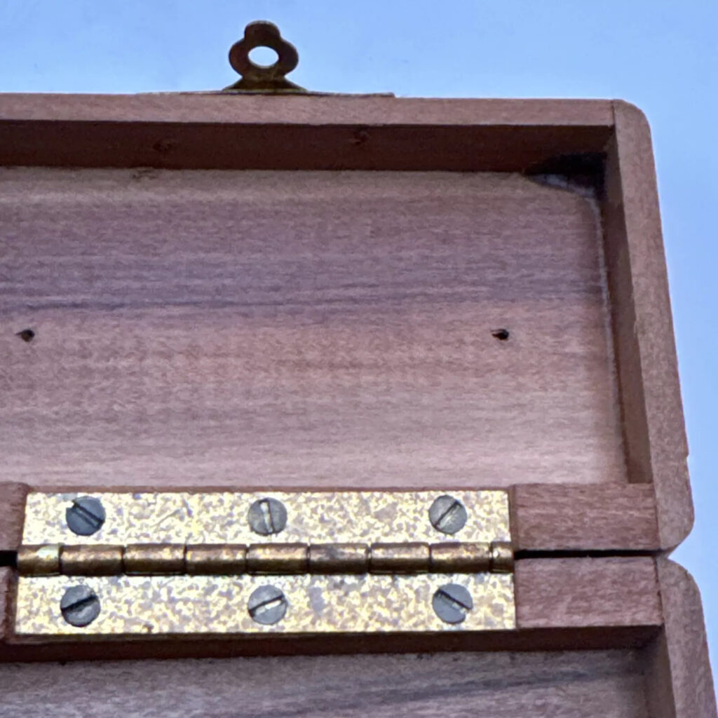 US Army MD World War I Wooden Syringe box Empty