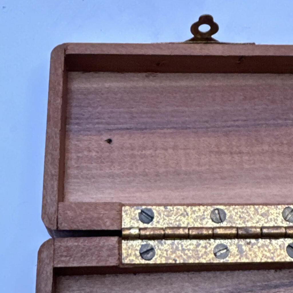 US Army MD World War I Wooden Syringe box Empty