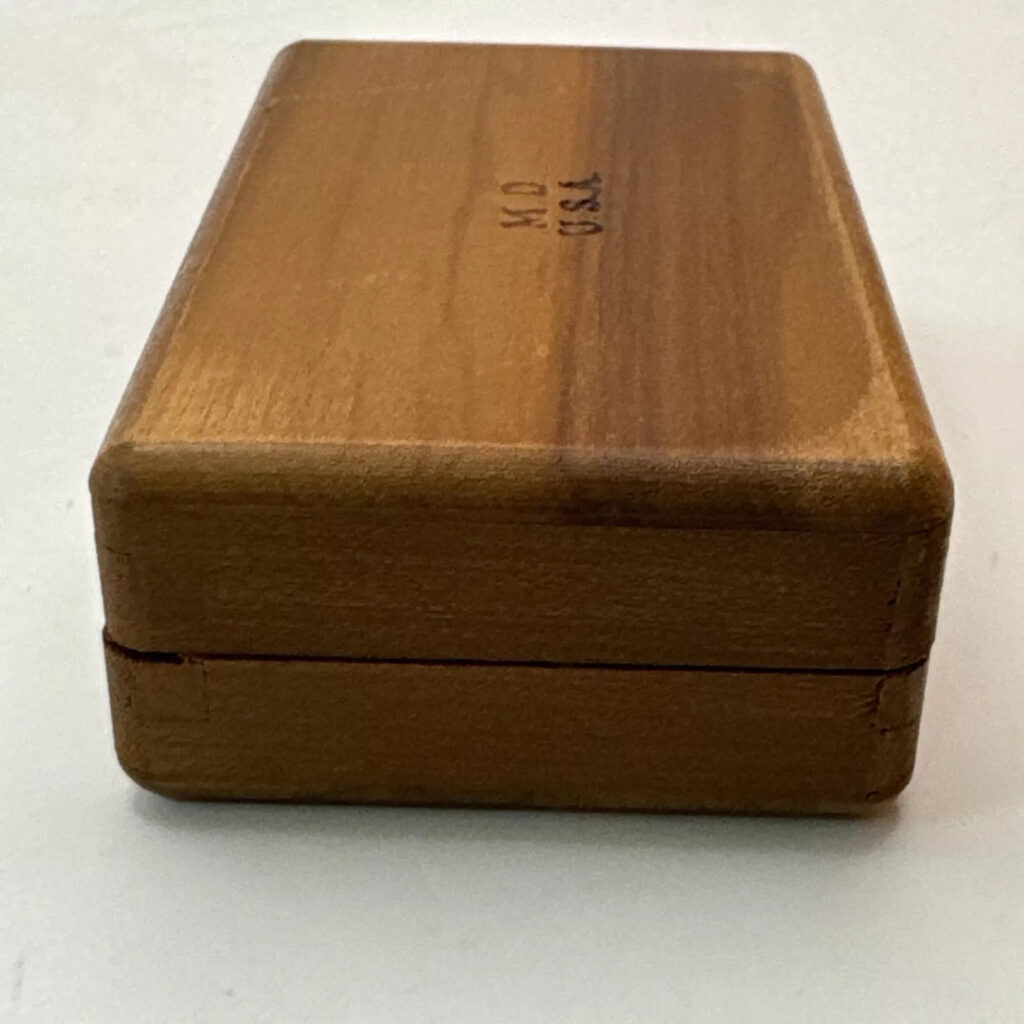 US Army MD World War I Wooden Syringe box Empty