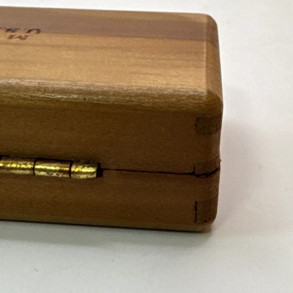 US Army MD World War I Wooden Syringe box Empty