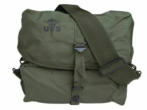 US Army Medical Kit Medic Bag Pack Sturmgepäck Combat Marines Vietnam for sale
