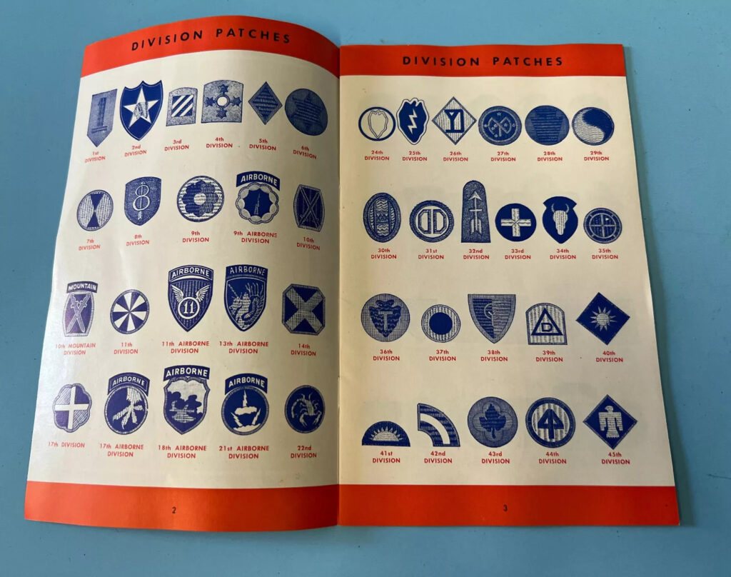 1945 Insignia Of The US Armed Forces Booklet- Original