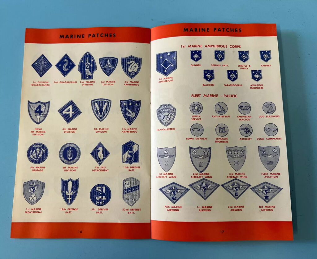 1945 Insignia Of The US Armed Forces Booklet- Original