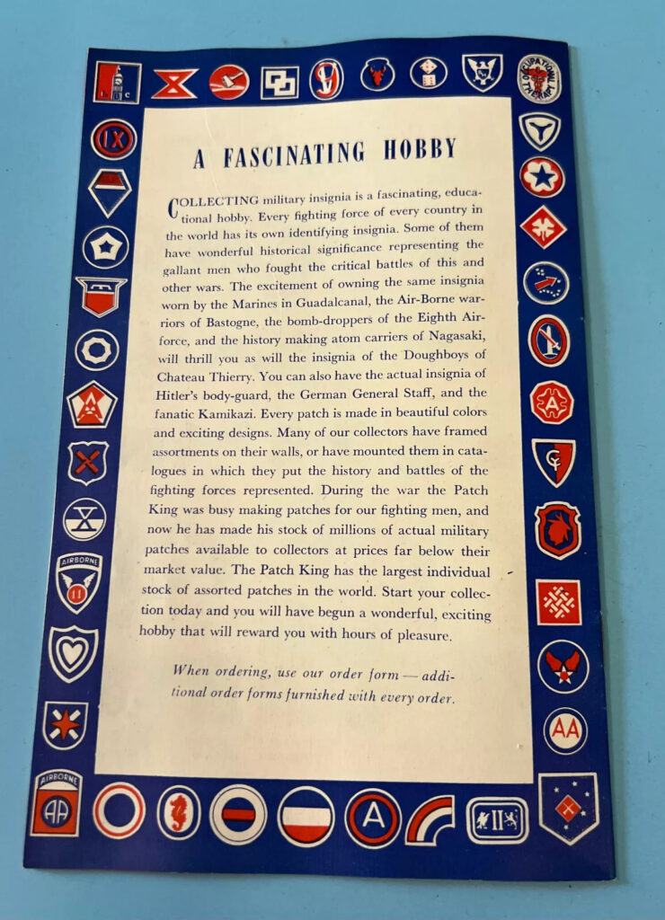 1945 Insignia Of The US Armed Forces Booklet- Original