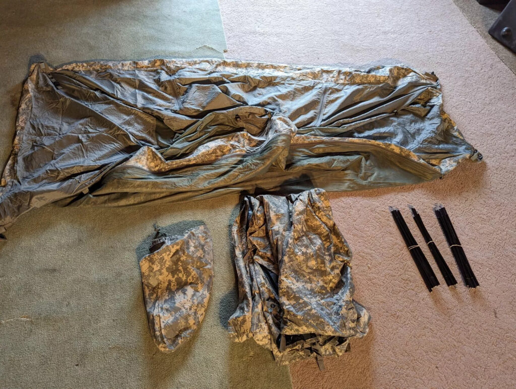 Improved Combat Shelter USGI US Military Surplus ORC ACU ICS ONE MAn TENT