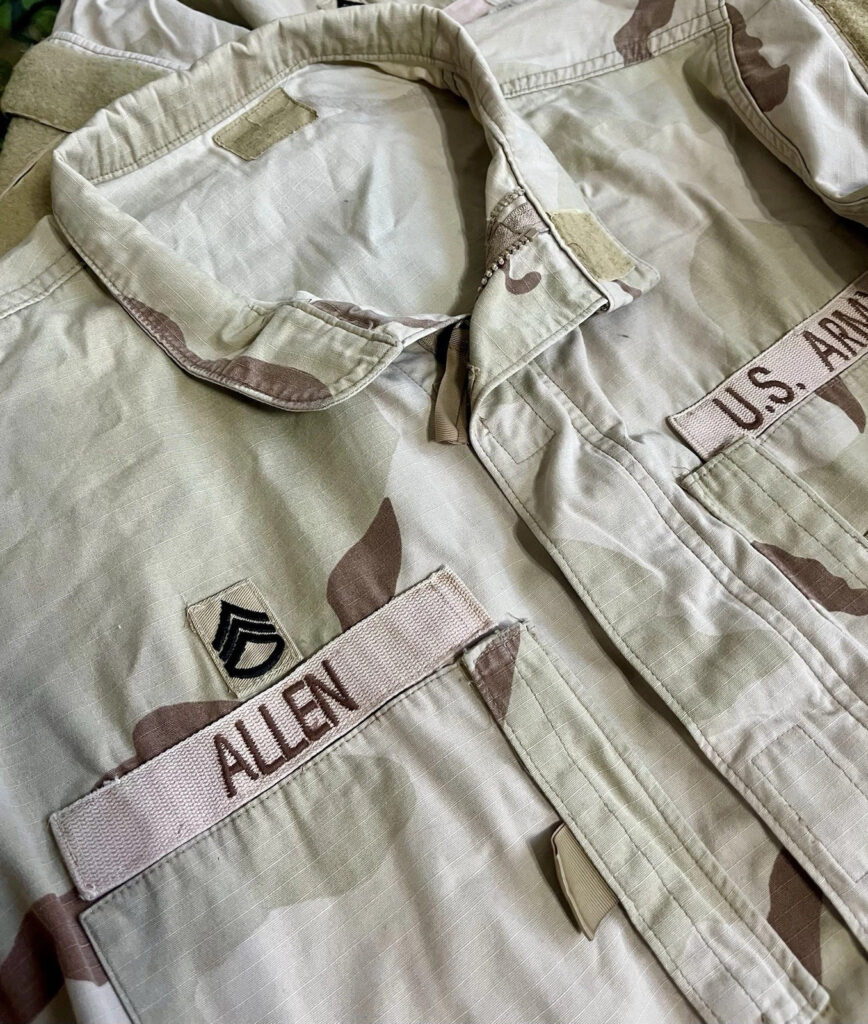 M-R Salty Experimental US ARMY Trials Close Combat Uniform DCU CCU