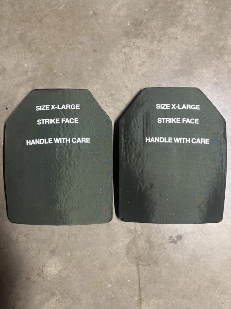 New Military Army Tactical Surplus XL Large Strike Face Ballistic Plates