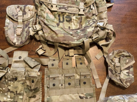 Rifleman Kit OCP Multicam US ARMY Molle II 7 Piece New Old Stock Condition for sale