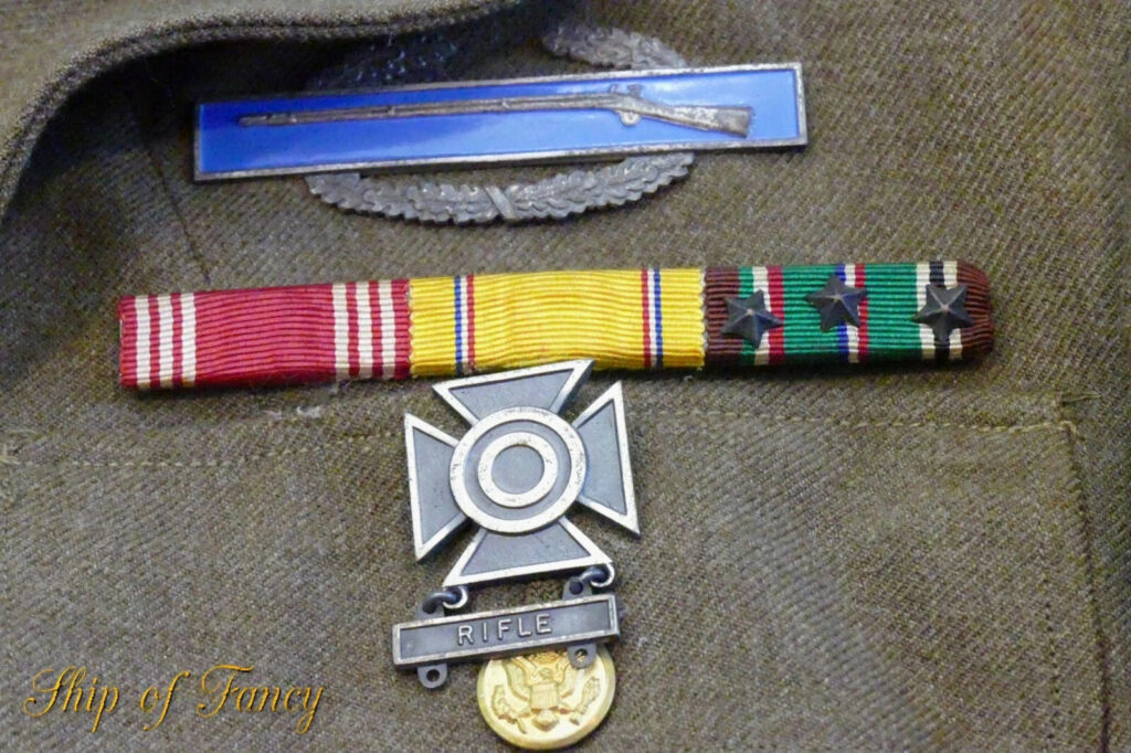 WWII 1940s Unidentified Sgt with The 3rd Battalion Rangers Jacket