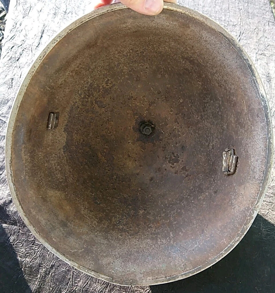 British Canadian MK3 Turtle Shell Helmet WWII WW2 D-Day Antique Vtg Mkiii Army