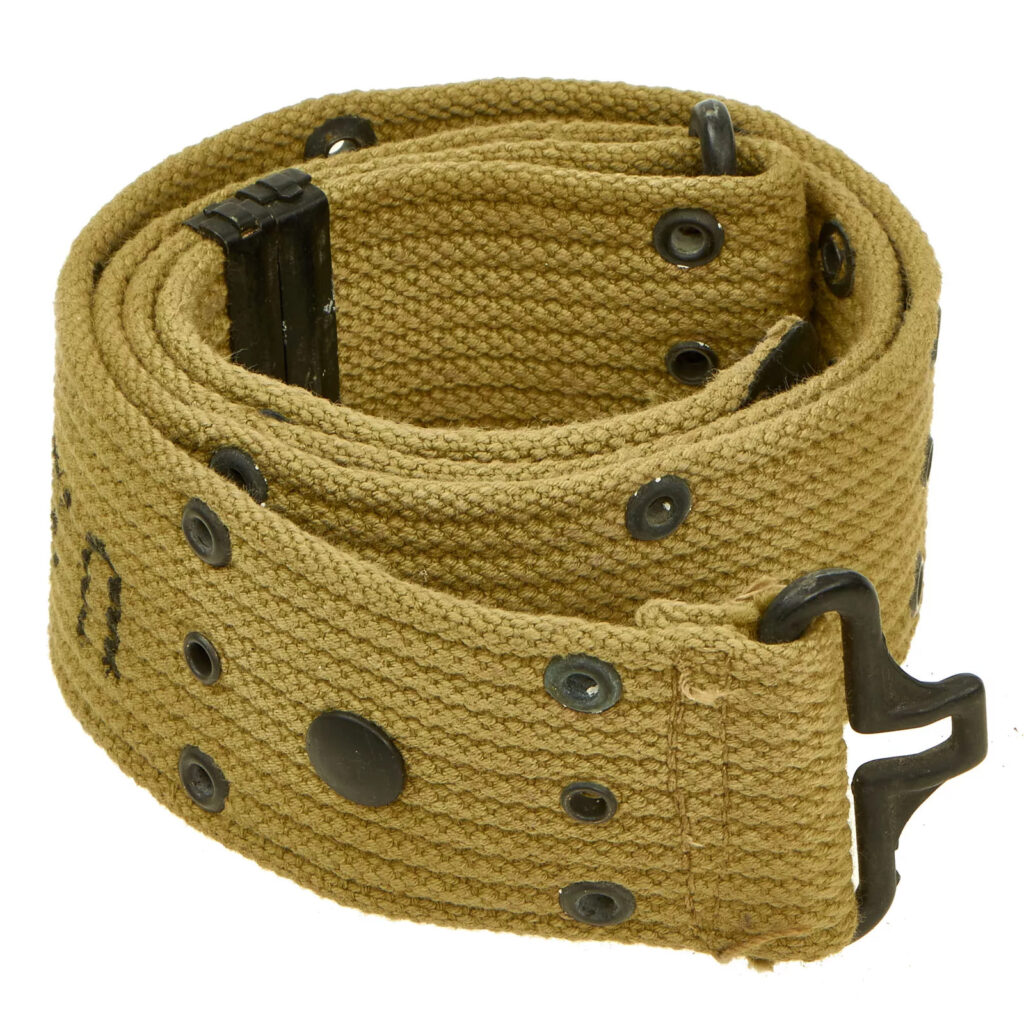 Original U.S. WWII M1936 Pistol Belt, Unclear or Missing Markings – NOT A