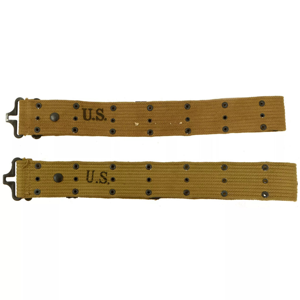 Original U.S. WWII M1936 Pistol Belt, Unclear or Missing Markings – NOT A