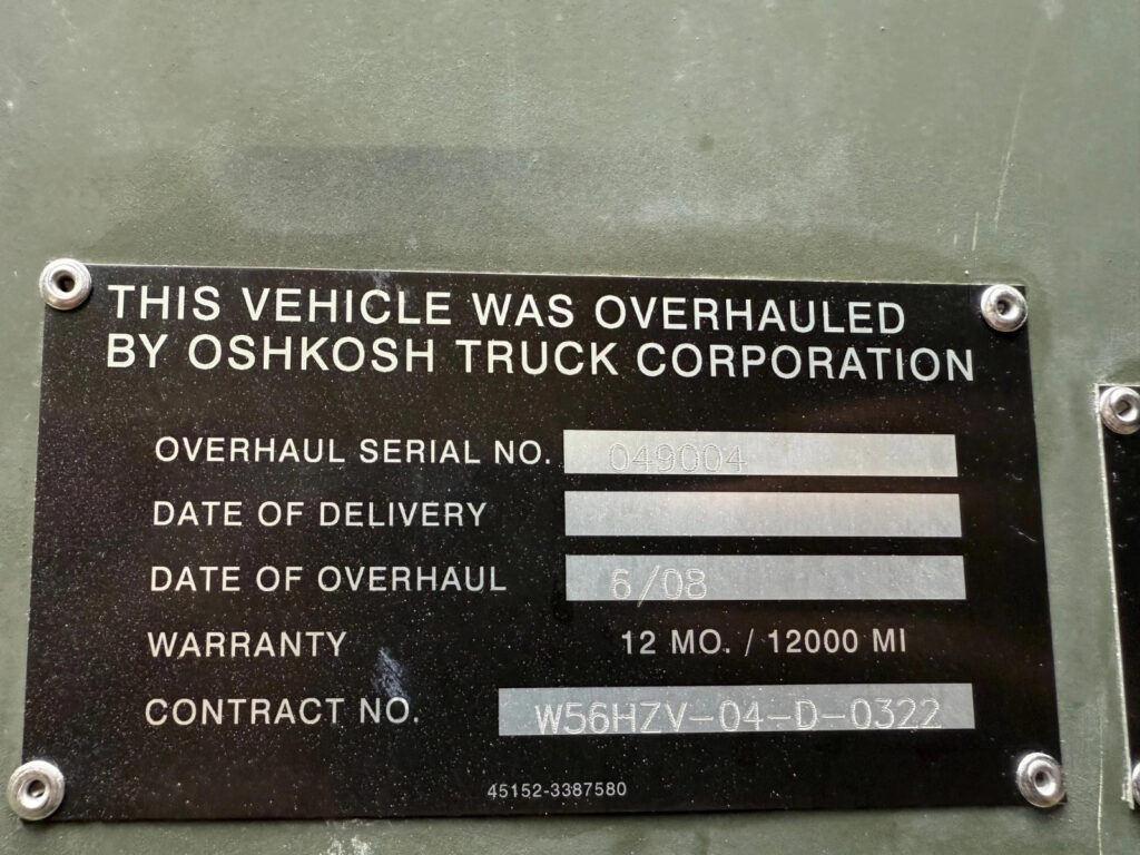 1994 Oshkosh M1070 8×8 Heavy Haul Military Truck Off Road Diesel