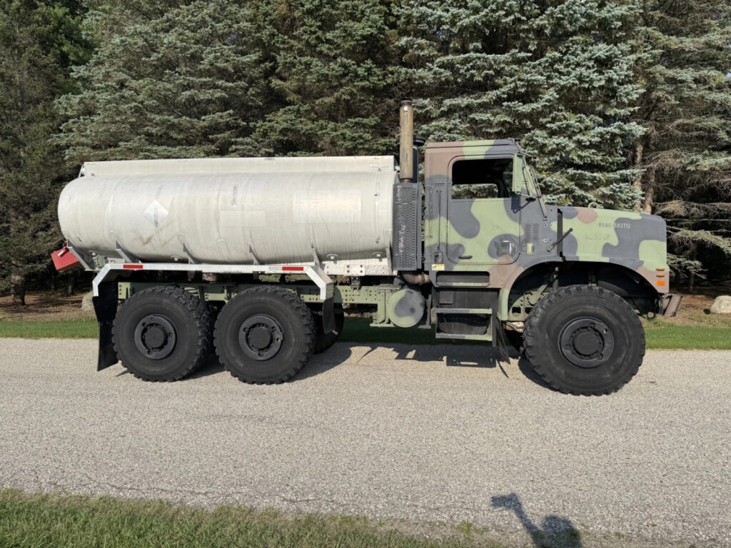 2002 Oshkosh MK23 MTVR 7 ton Water Truck 6×6 Off Road Military Tanker Cat C12