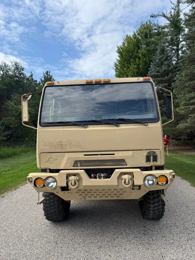 2008 Stewart & Stevenson M1087a1r 6×6 Expandable Van Military Truck Diesel RARE