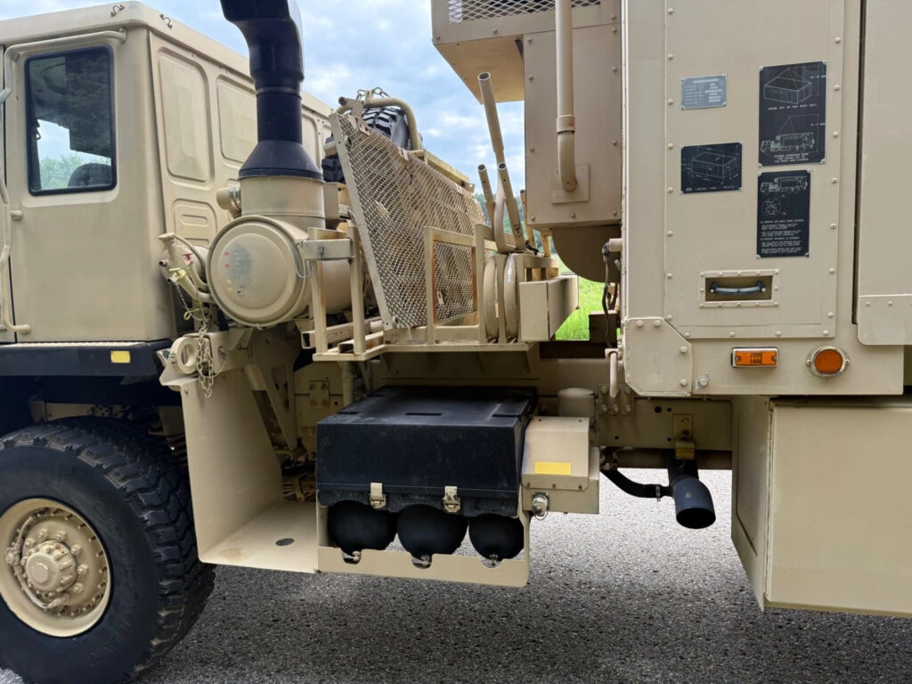 2008 Stewart & Stevenson M1087a1r 6×6 Expandable Van Military Truck Diesel RARE