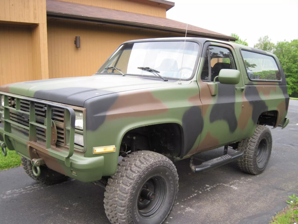 Military Vehicles for sale ebay Motors Diesel Blazer
