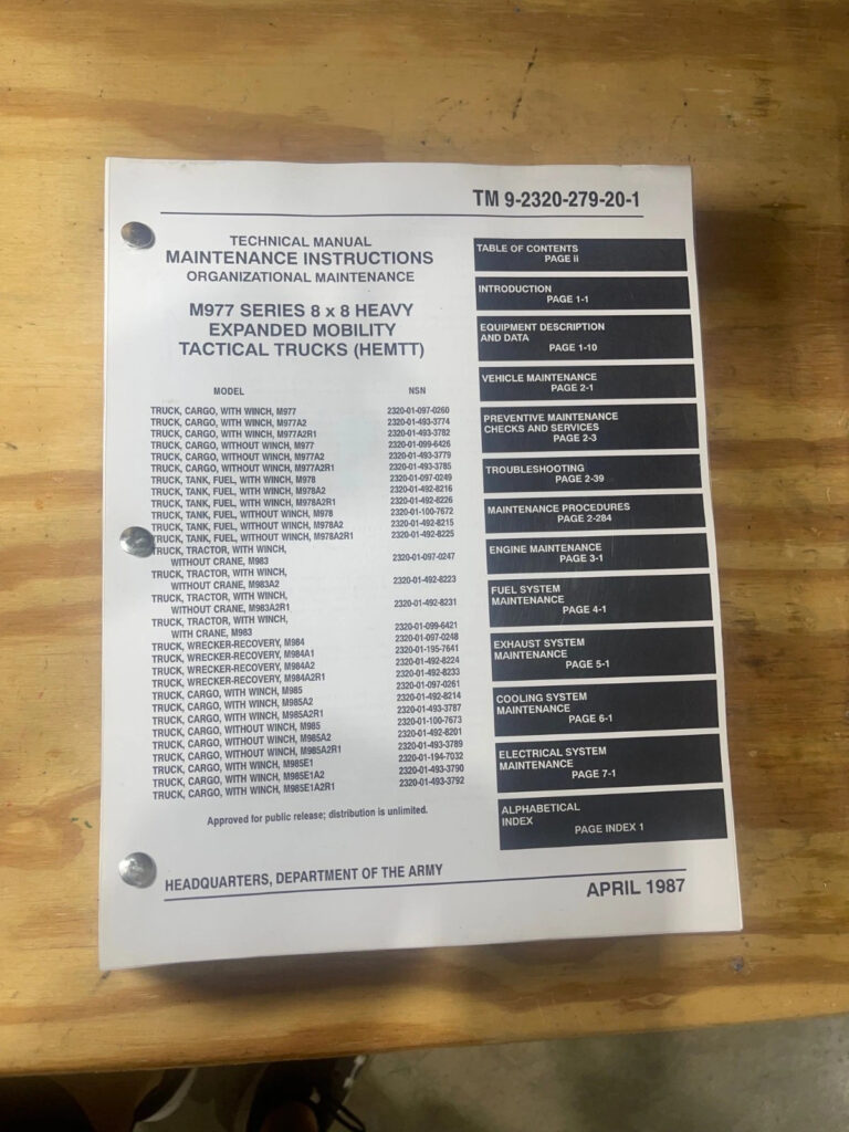 1984 Oshkosh M-985 Military Cargo Truck