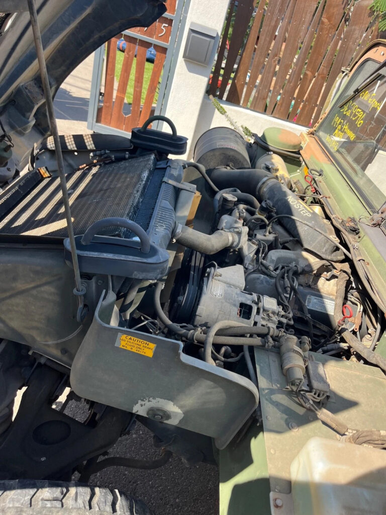 1992 Humvee M1038 Am General Hummer Hmmwv Utility Truck 1-1/4 Ton Utah Title