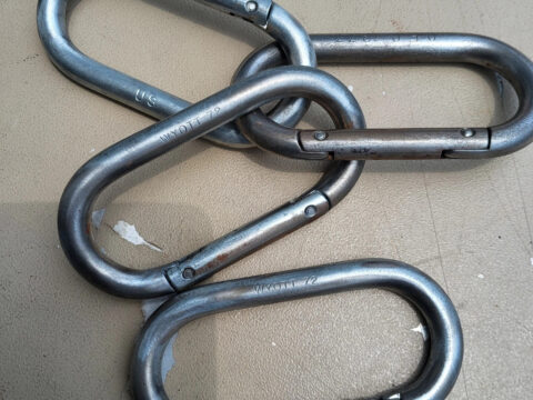 A Vintage Original US Military Vietnam Era 1972 Wyott Carabiners Vehicle tow for sale