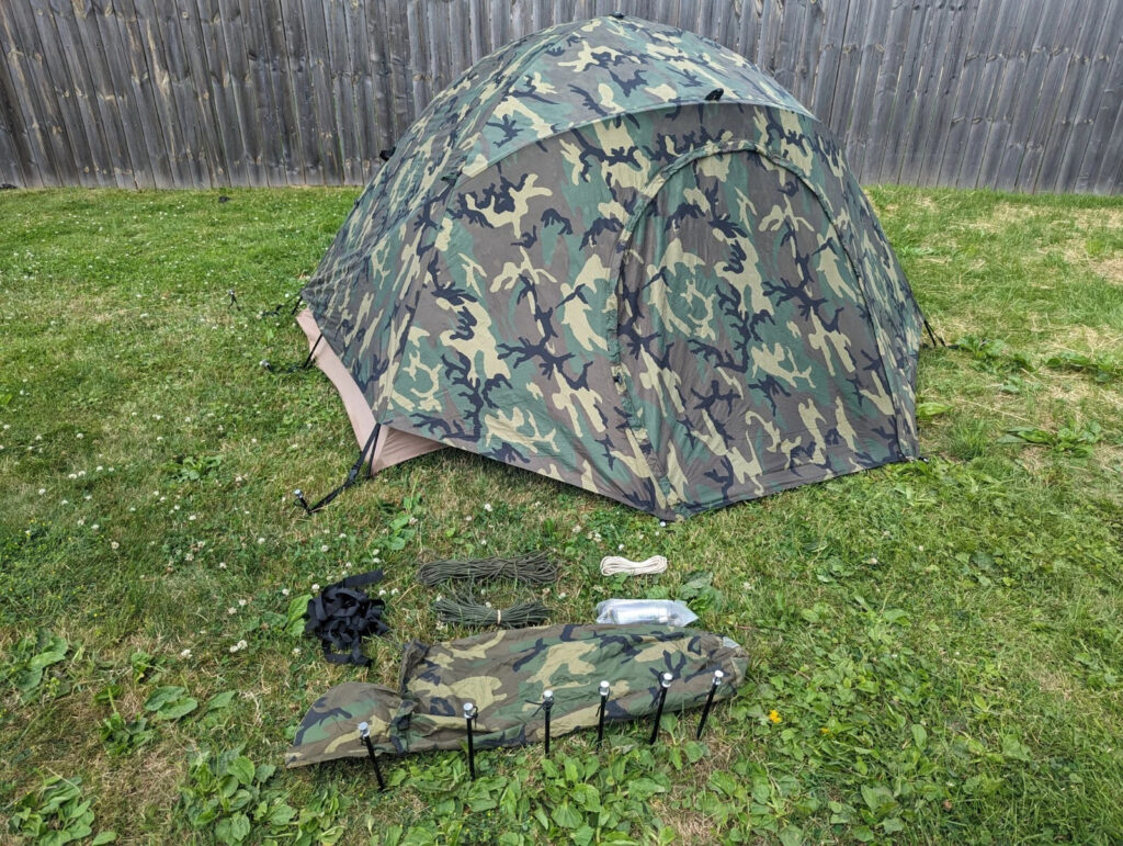 GC – USMC 2-Man Military Combat Shelter Woodland 4 Season Tent Eurika/diamond/lf