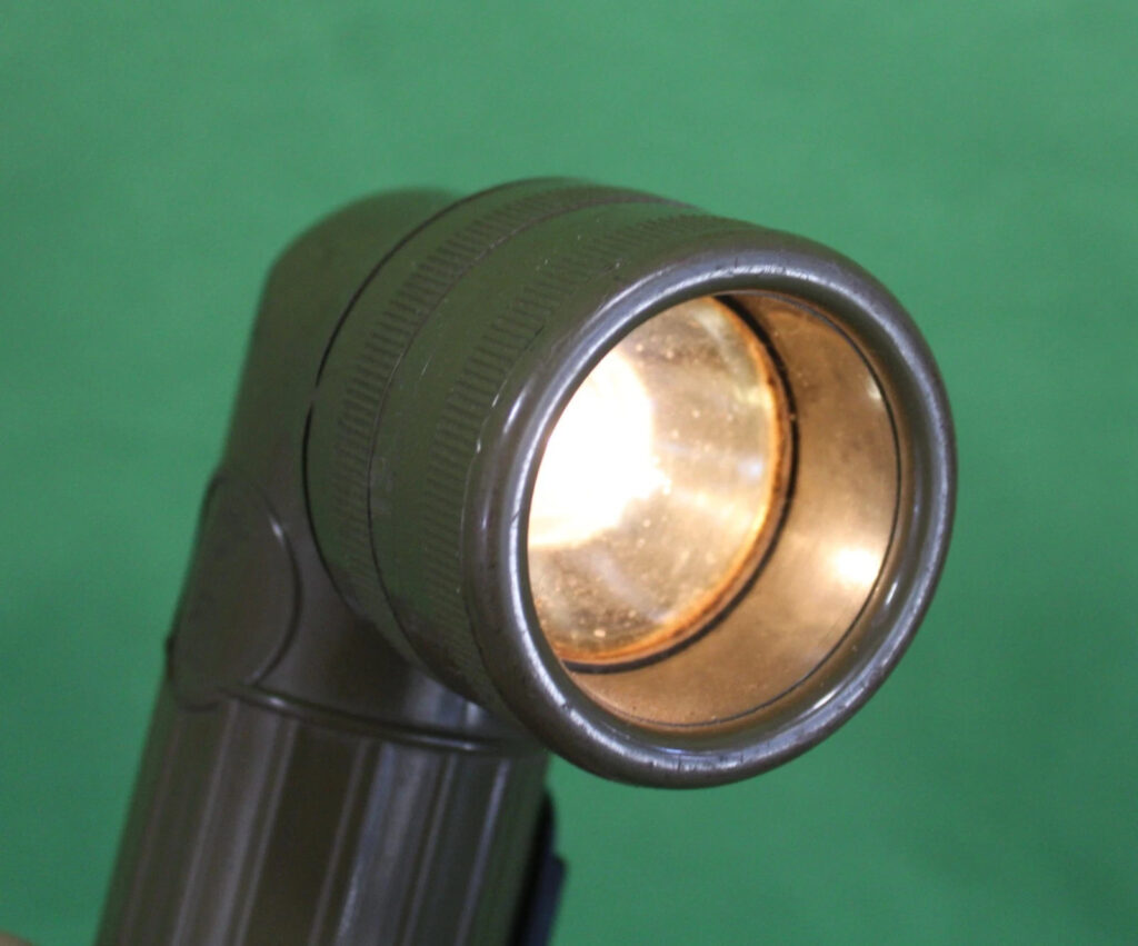 Vietnam War Era US Army Marine Flashlight in Working Condition w/ Extras