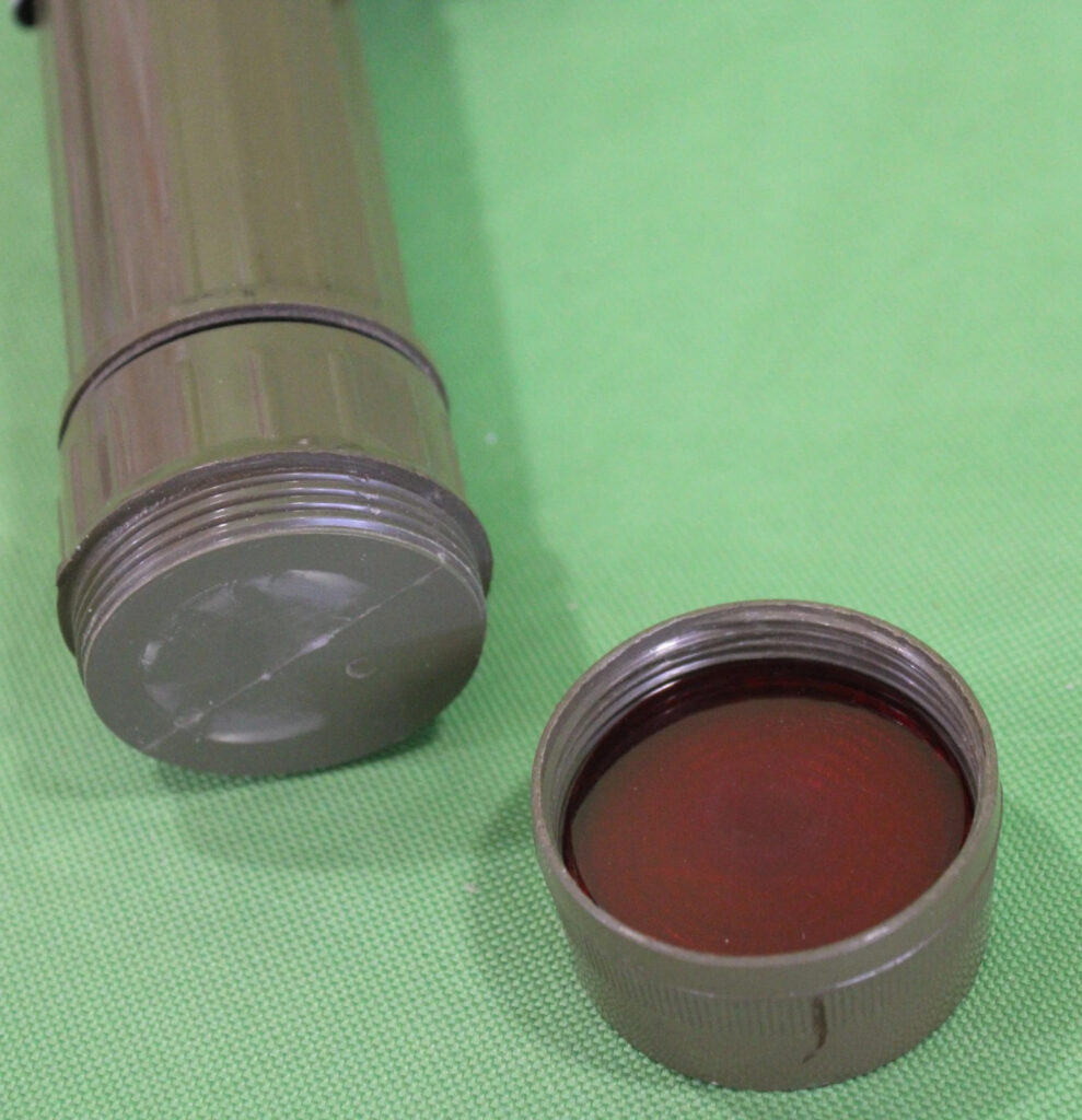 Vietnam War Era US Army Marine Flashlight in Working Condition w/ Extras