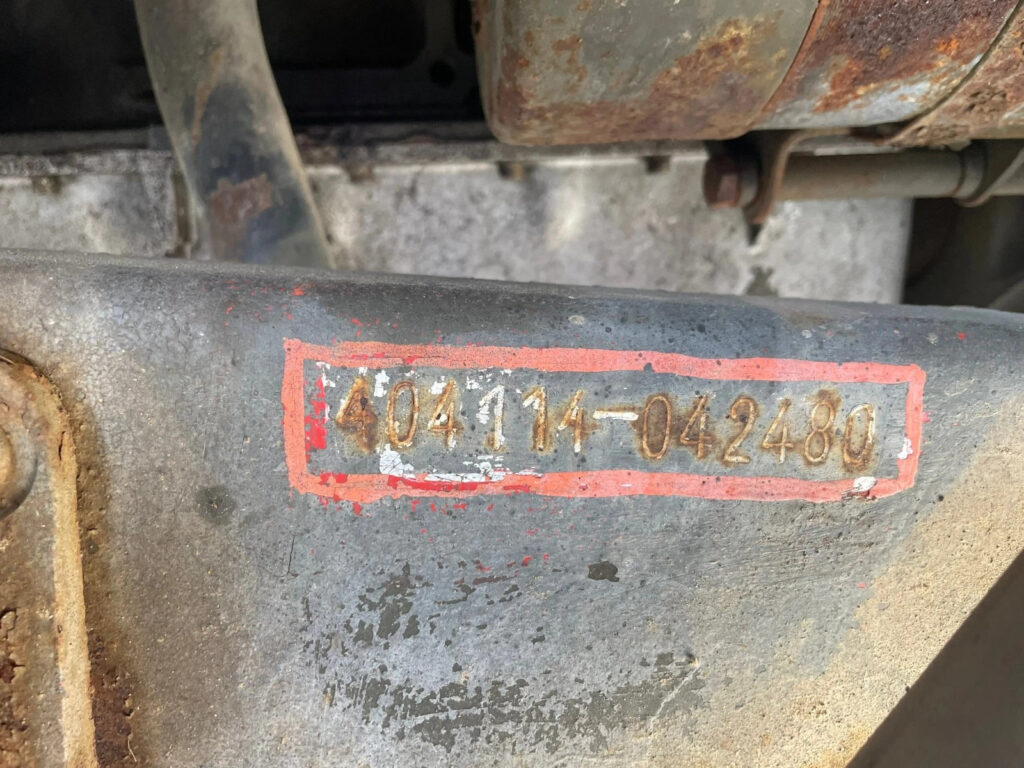 1966 Mercedes Unimog 404 Radio BOX