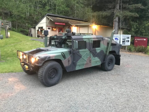 M1025a1 Hmmwv Used On Discovery Channel With M1101 Trailer for sale