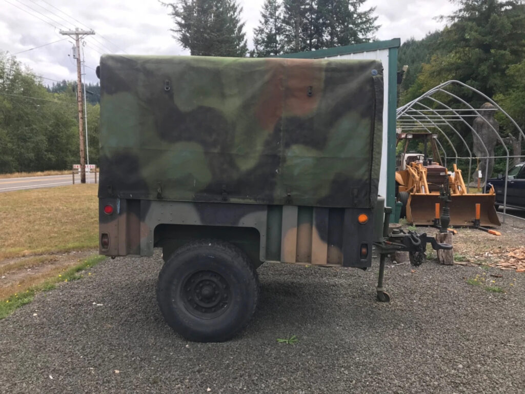 M1025a1 Hmmwv Used On Discovery Channel With M1101 Trailer