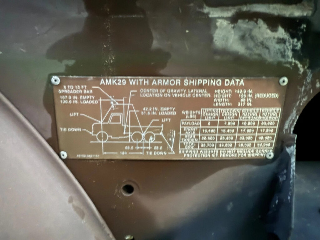 2005 Oshkosh MTVR MK29 6×6 Dump Truck Military off road Diesel