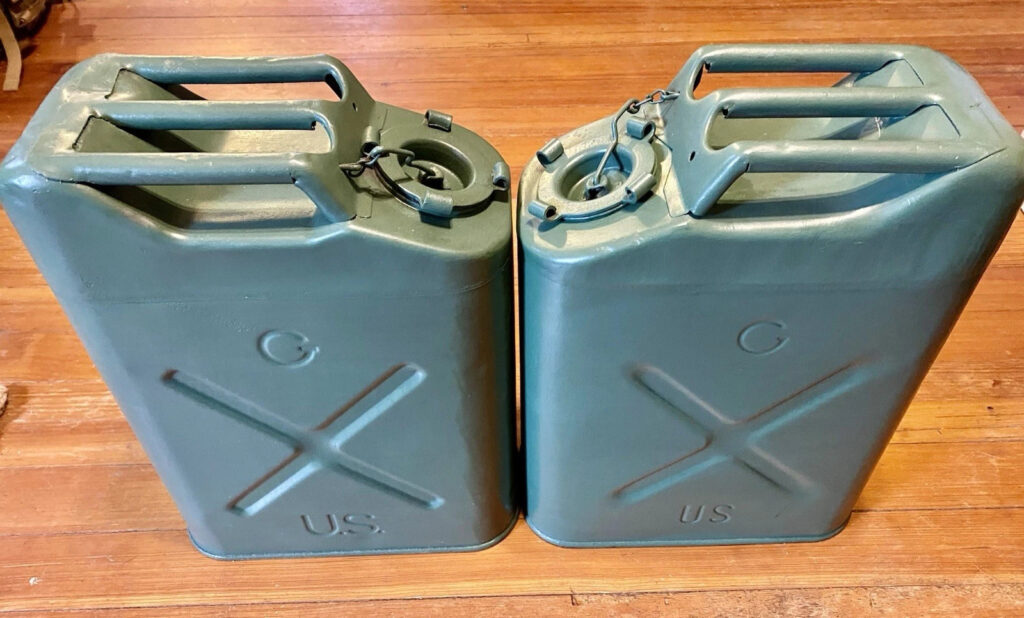 1 USMC Vintage Military Jerry CAn 5 Gallon 20-5-68 Icc-5l