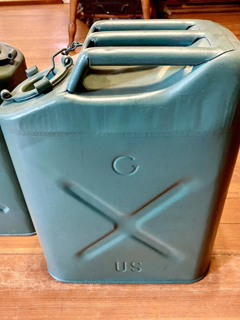 1 USMC Vintage Military Jerry CAn 5 Gallon 20-5-68 Icc-5l