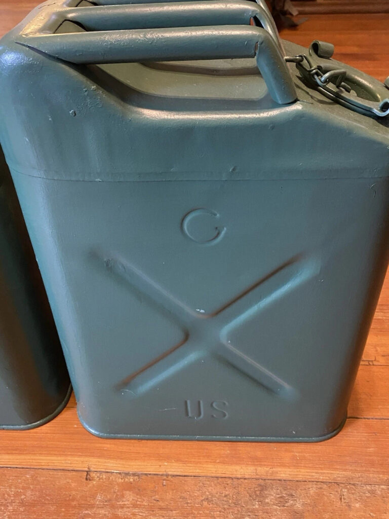 1 USMC Vintage Military Jerry CAn 5 Gallon 20-5-68 Icc-5l