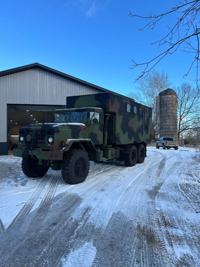 1991 BMY M934a2 Expandable van 6×6 Super Nice!!! Rebuilt in 2010