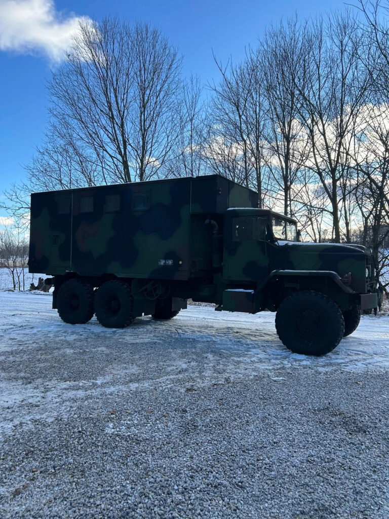 1991 BMY M934a2 Expandable van 6×6 Super Nice!!! Rebuilt in 2010