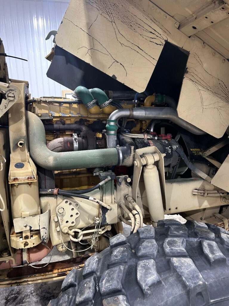 1998 Stewart and Stevenson M1079 Van Body Truck 4×4 CAT Diesel Engine. Low Miles