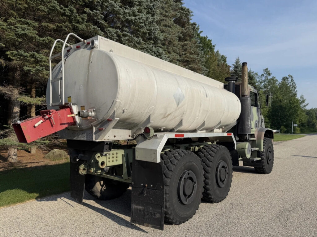 2002 Oshkosh MK23 MTVR 7 ton Water Truck 6×6 Off Road Military Tanker Cat C12