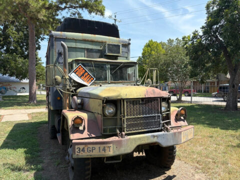 M109a3 Shop Van Military Truck (“deuce-And-A-Half”) — Located in La Grange, TX for sale