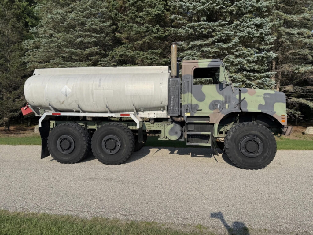 2002 Oshkosh MK23 MTVR 7 ton Water Truck 6×6 Off Road Military Tanker Cat C12