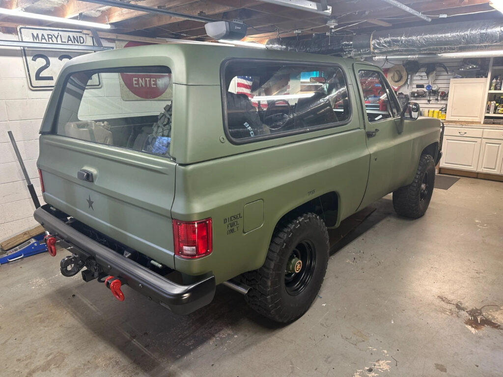Restored M1009 CUCV Square body Chevy Blazer