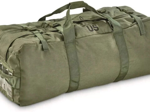 US Military Improved Duffel Bag Zippered Duffle 8465-01-604-6541 NO Paint for sale