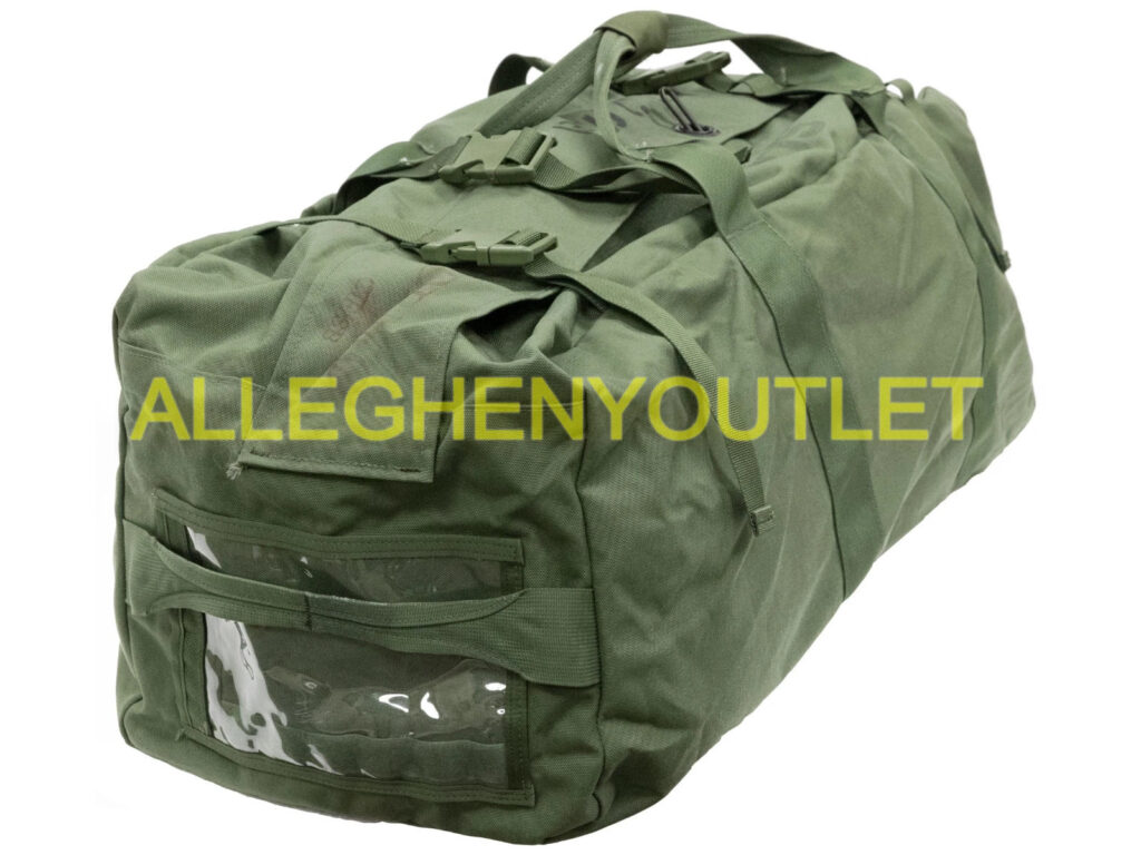 US Military Improved Duffel Bag Zippered Duffle 8465-01-604-6541 NO Paint