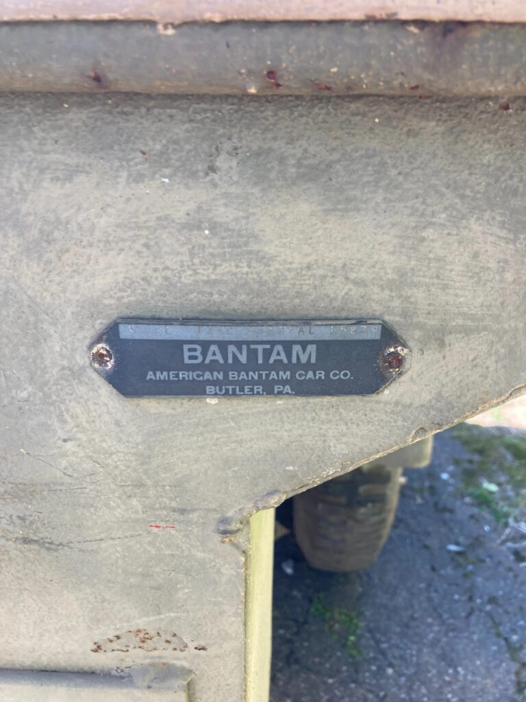 WWII Bantam T3 Trailer