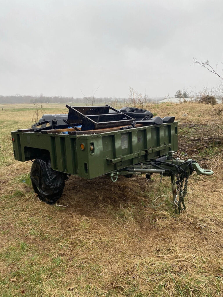 M1102 Military 1.25 Ton Trailer