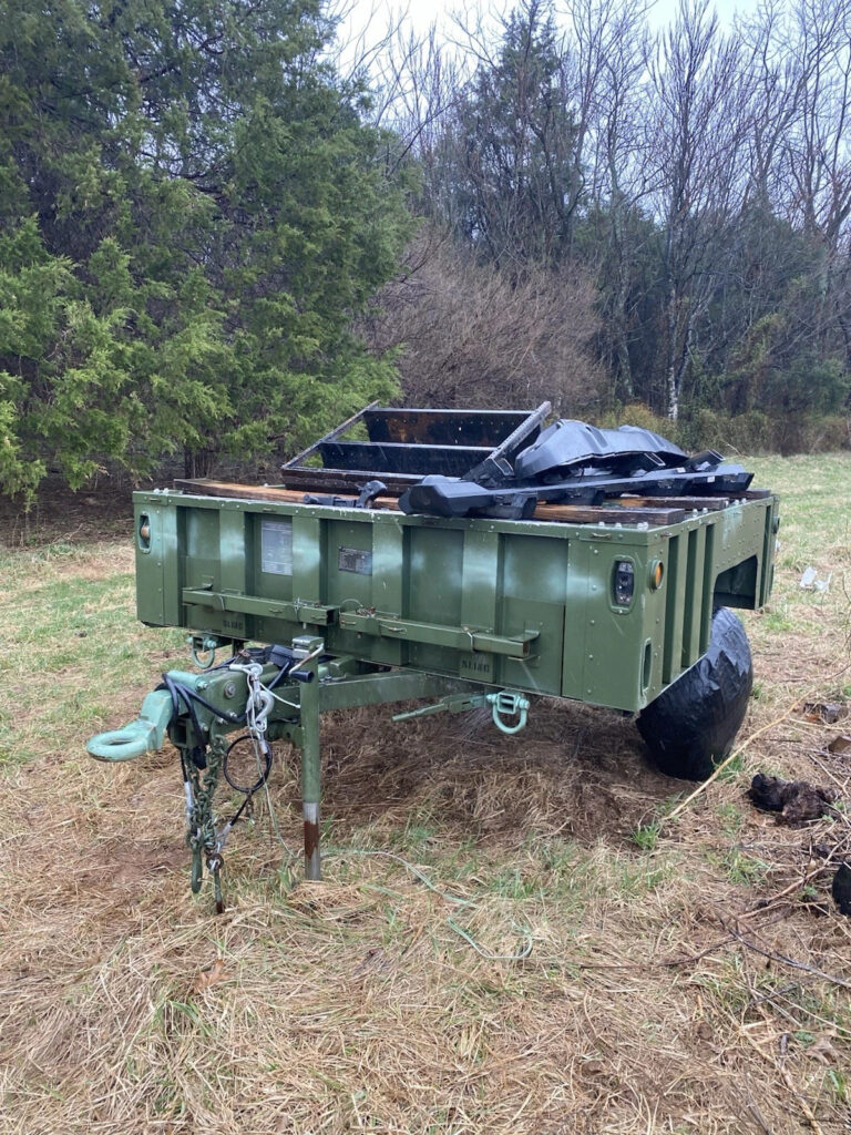 M1102 Military 1.25 Ton Trailer
