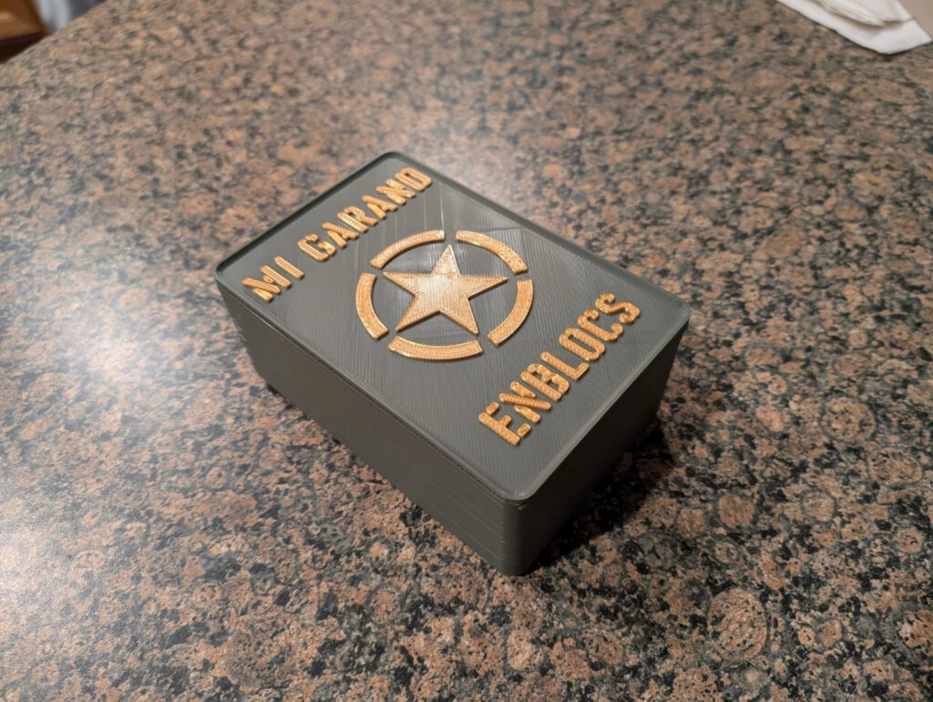 M1 Garand Enbloc Clip Storage Box (Box Only)