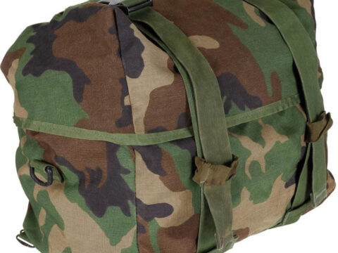 Sleep System Carrier Woodland camo Molle II M81 USGI for Sleeping bag Utility for sale